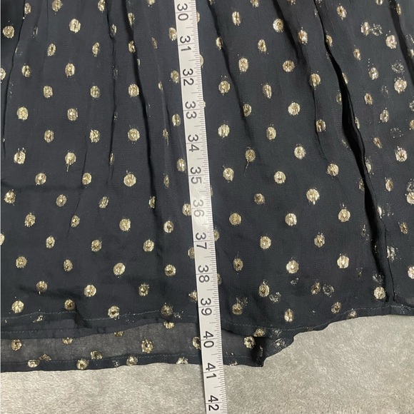 Velvet by Graham & Spencer Black and Gold Dress Size L - Picture 9 of 12